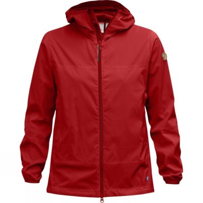 Cortavientos Fjallraven Abisko Mujer Rojas - Chile PWZ268537